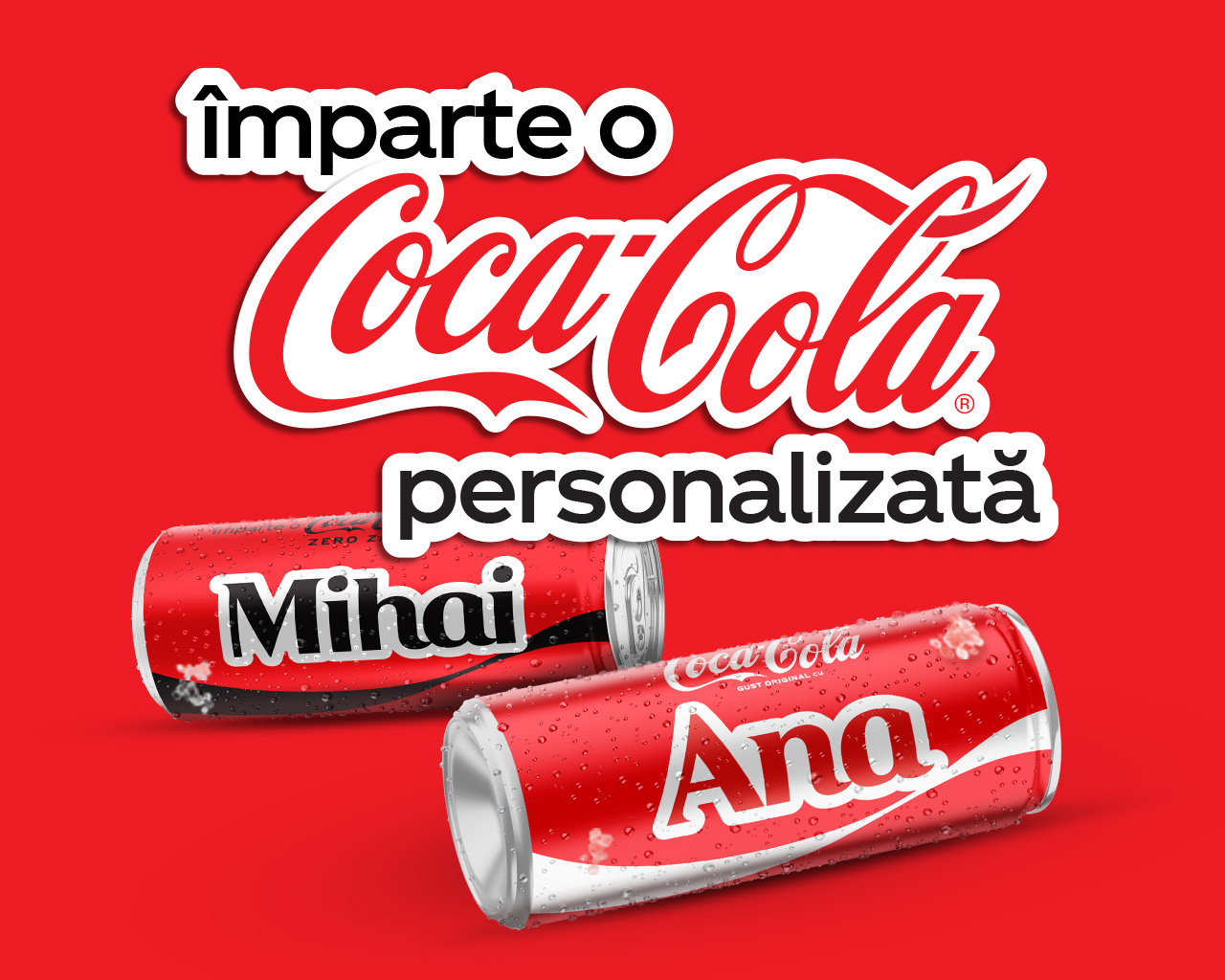Personalizează-ți Coca-Cola