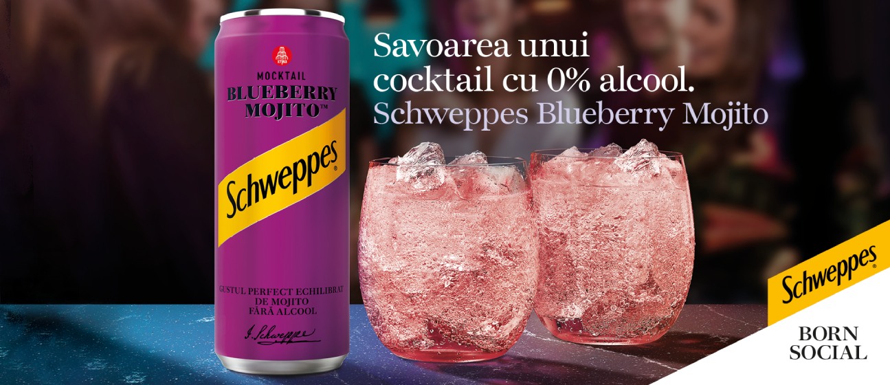 Schweppes Blueberry Mojito