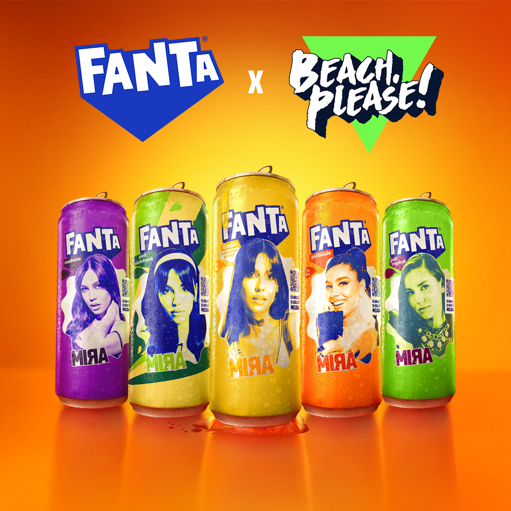 Beach please & Fanta concert banner