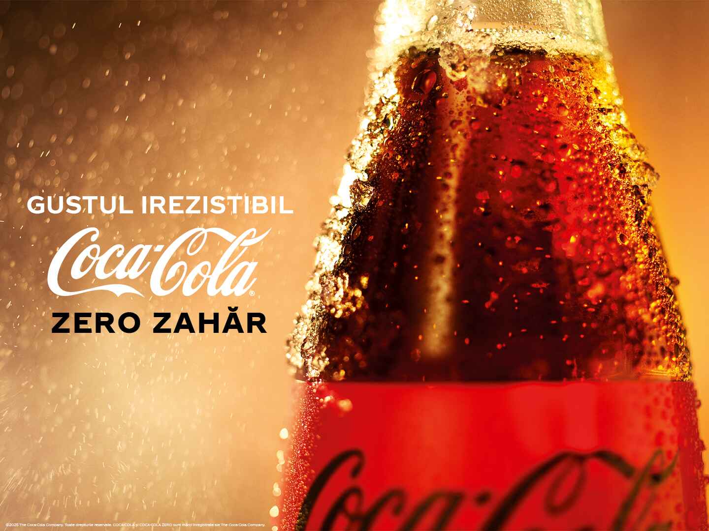 Sticla de Coca-Cola Zero Zahăr 