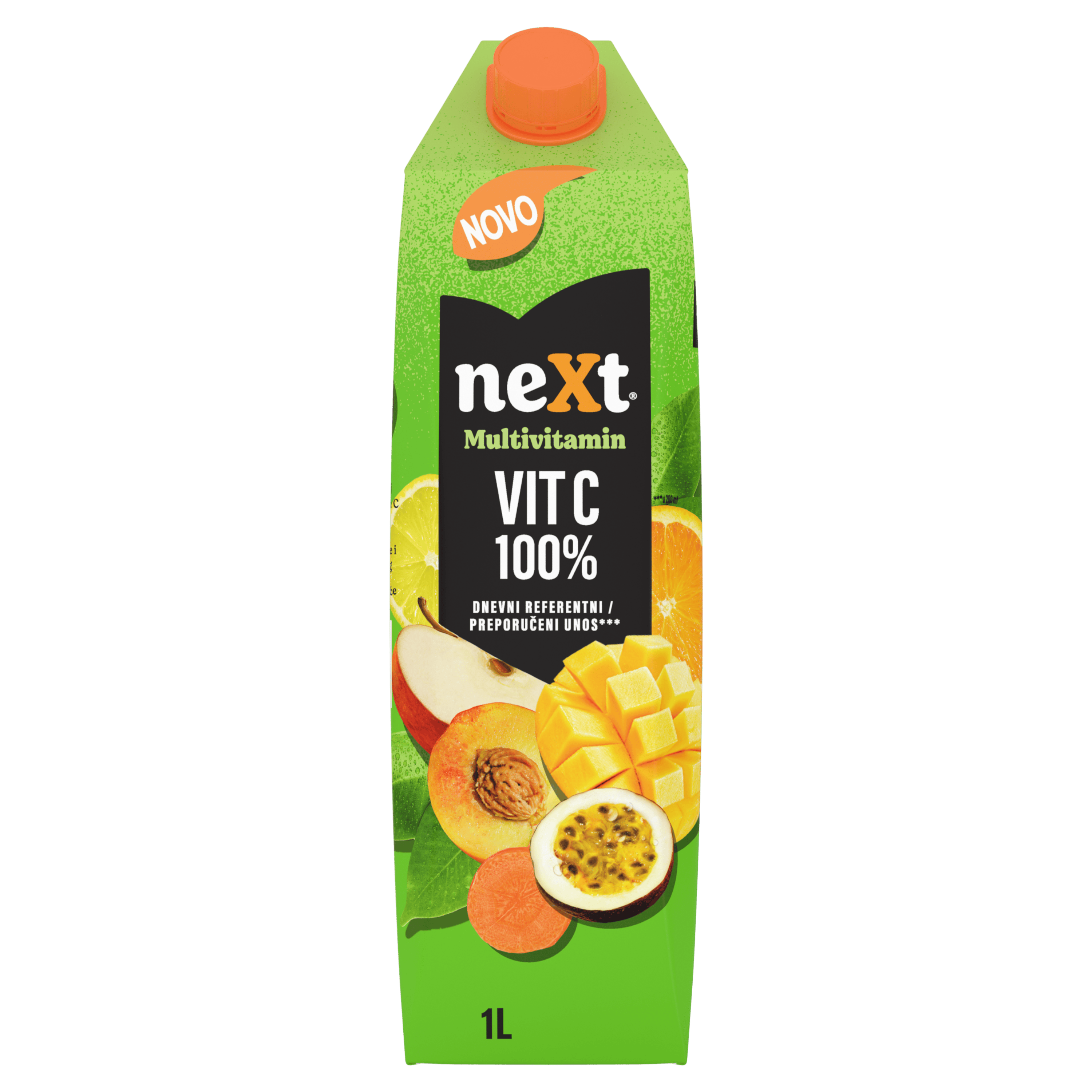 neXt premium jabuka sok sa belom pozadinom