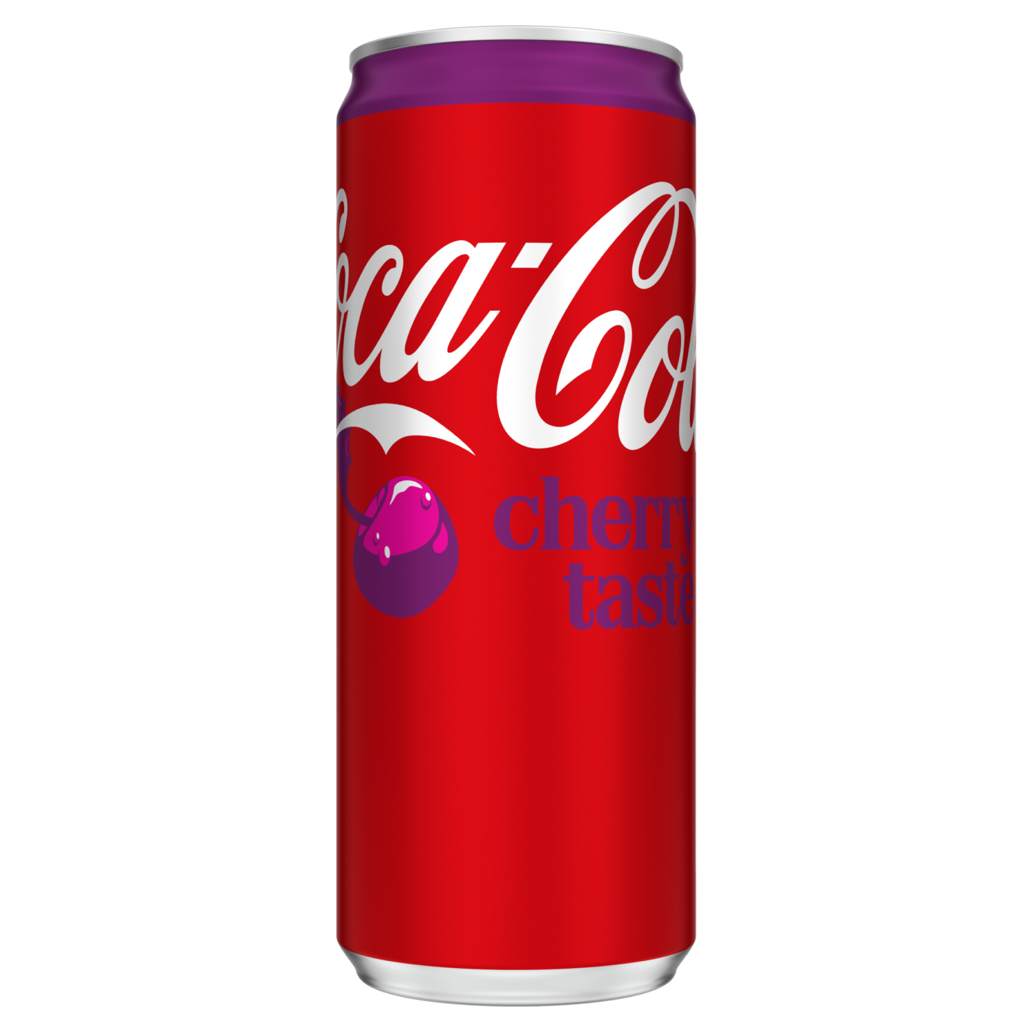 Coca-Cola Cherry - En rödbrun Coca-Cola burk med körsbärssmak