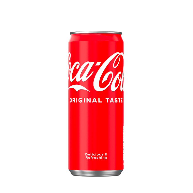 En röd Coca-Cola burk - The Original taste