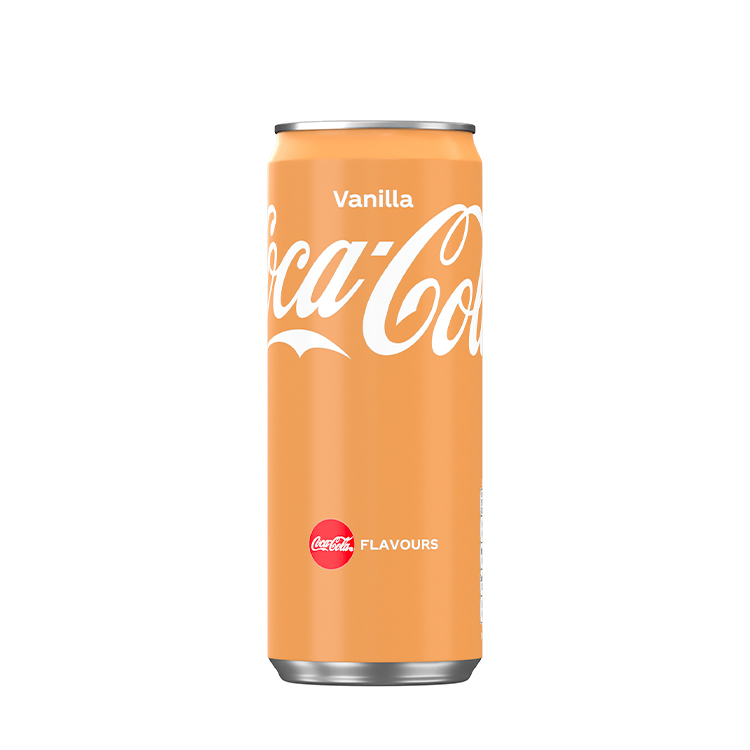 En läskburk med Coca-Cola Vanilla