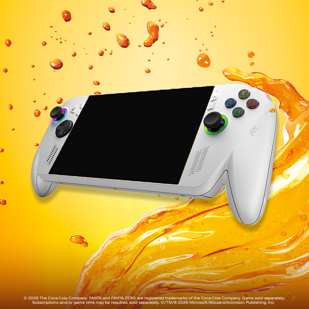 Xbox handkontroll mot orange bakgrund