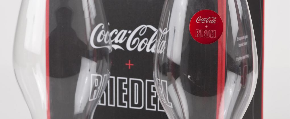 Specialdesignat glas för Coca-Cola från Riedel Crystal