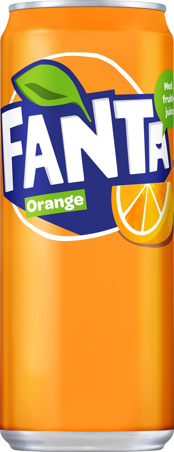 En läskburk med Fanta Orange