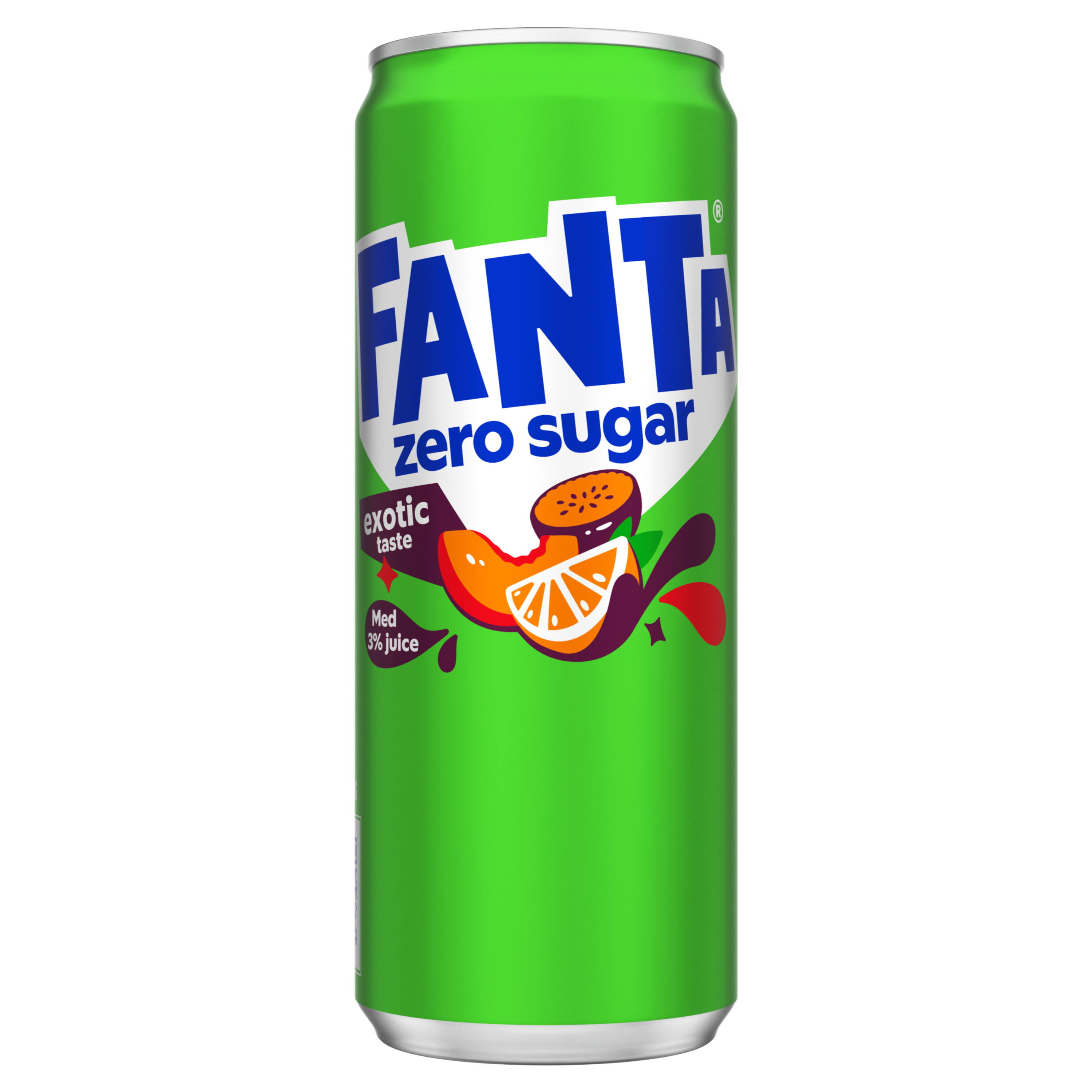 En flaska med Fanta Exotic Zero Sugar