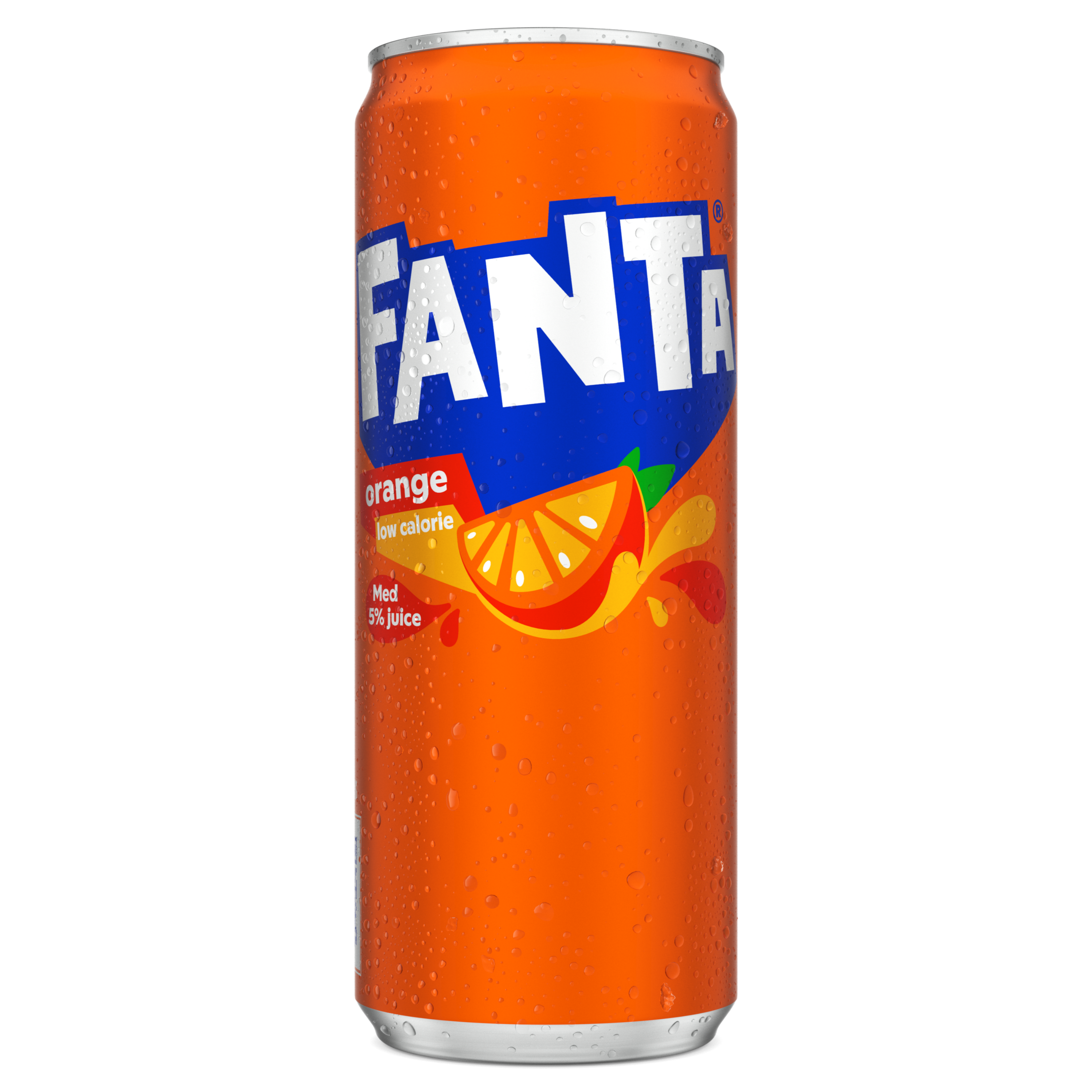 En läskburk med Fanta Orange