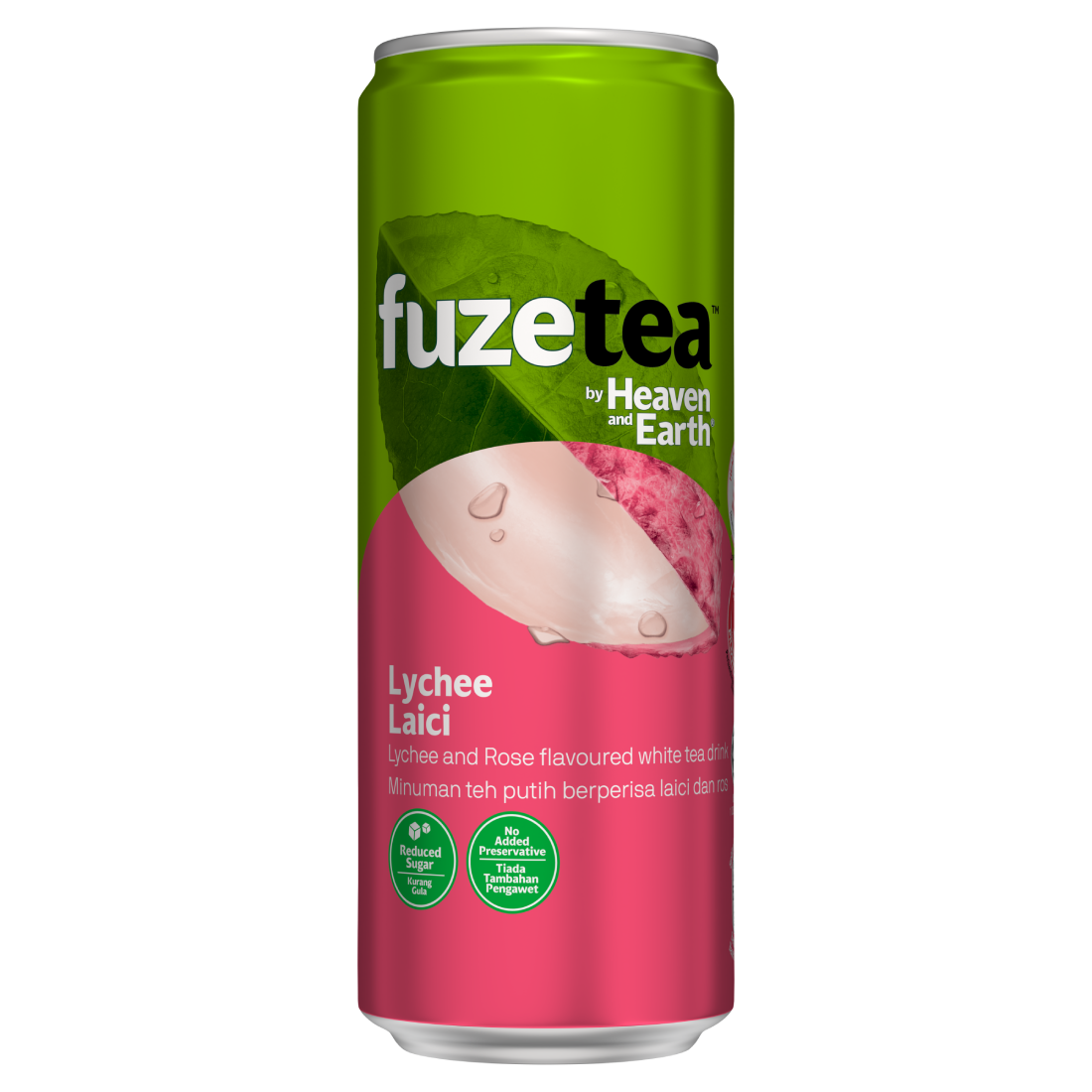 Fuze Tea Lychee Tea can