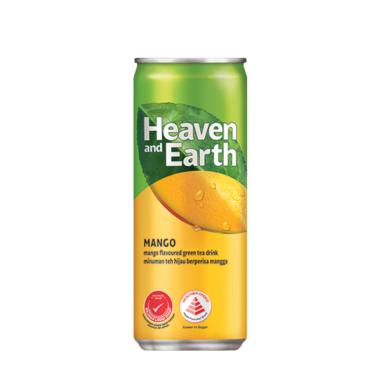Heaven and Earth Mango Green Tea can