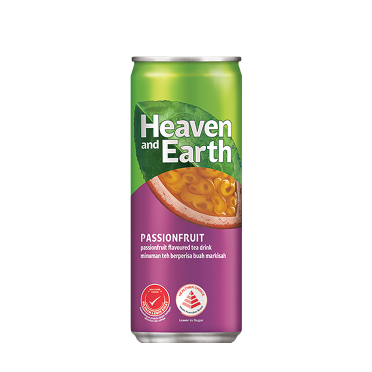 Heaven and Earth Ice Passionfruit Tea can