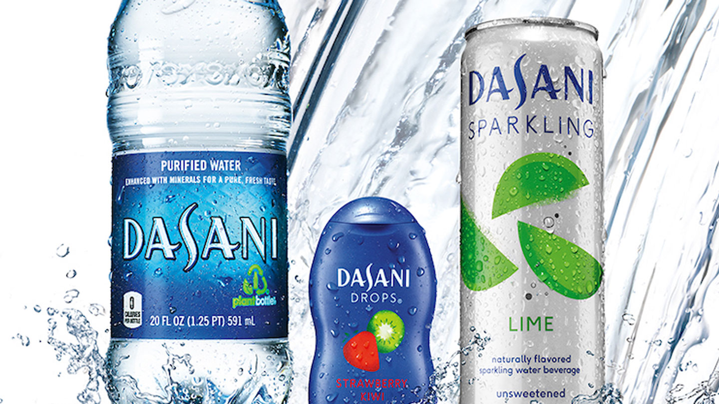 Two types of Dasani Water