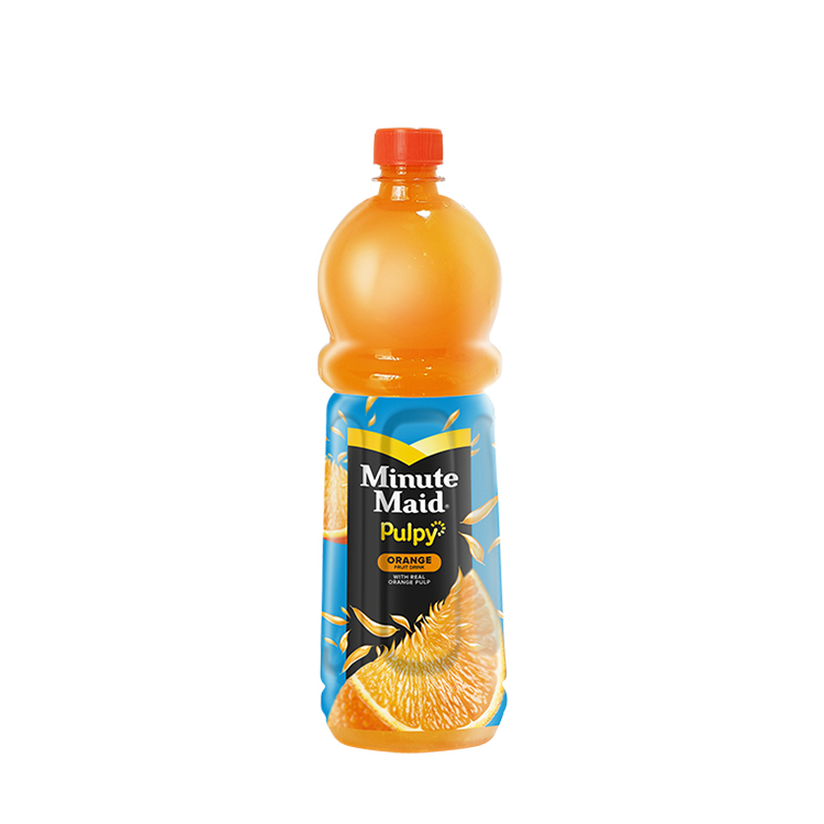 Minute Maid Pulpy Orange Fruit Drink bottle