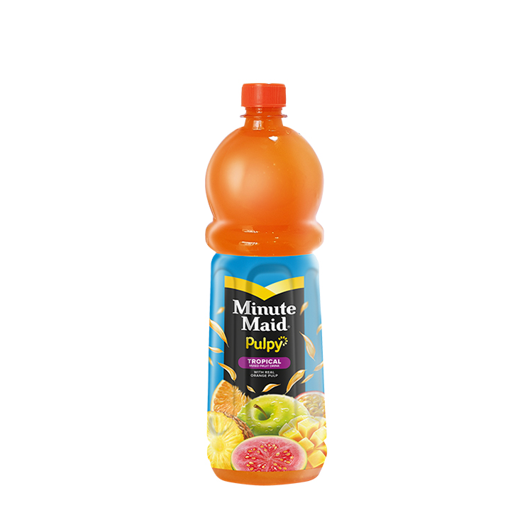 Minute Maid Pulpy Tropical Mixed Fruit Drink bottle