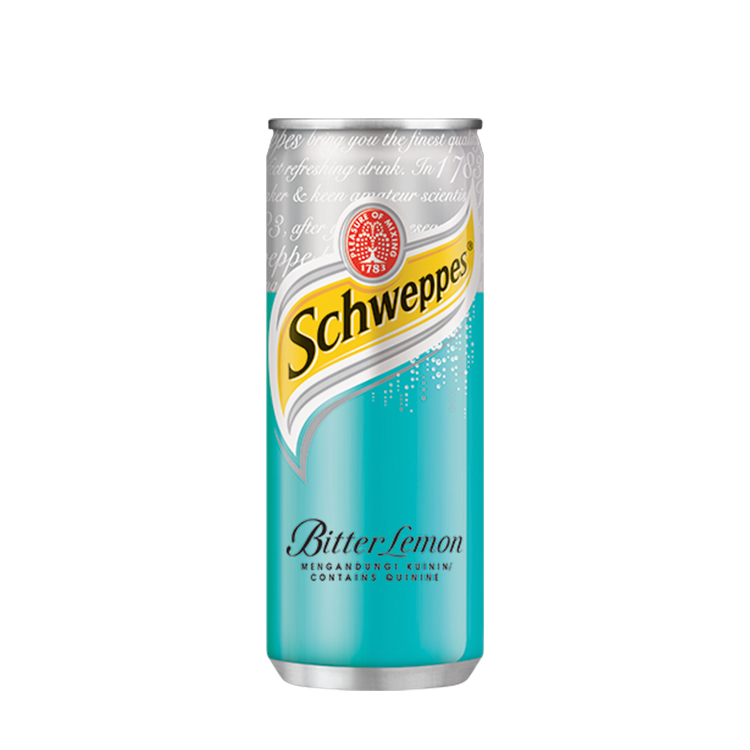 Schweppes Bitter Lemon can