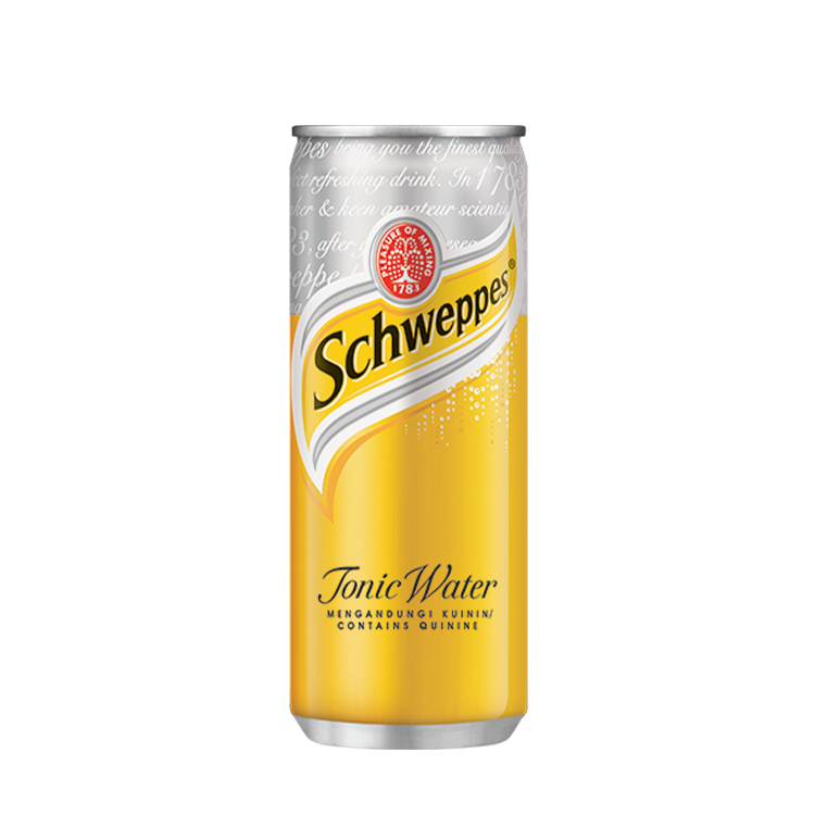 Schweppes Tonic Water can