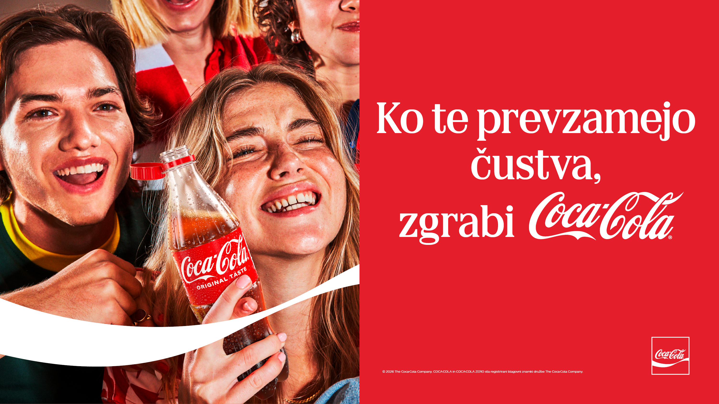 Ko te prevzamejo čzvstva, zgrabi Coca-Cola