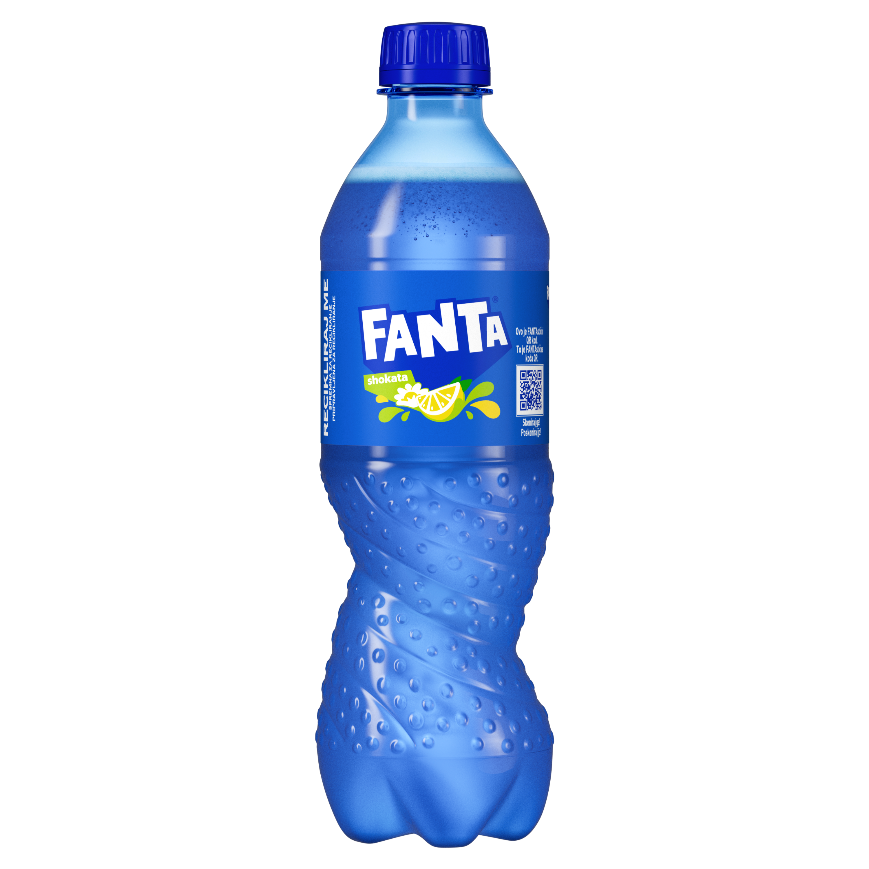 Posamična plastična steklenica Fanta okusa Shokata.