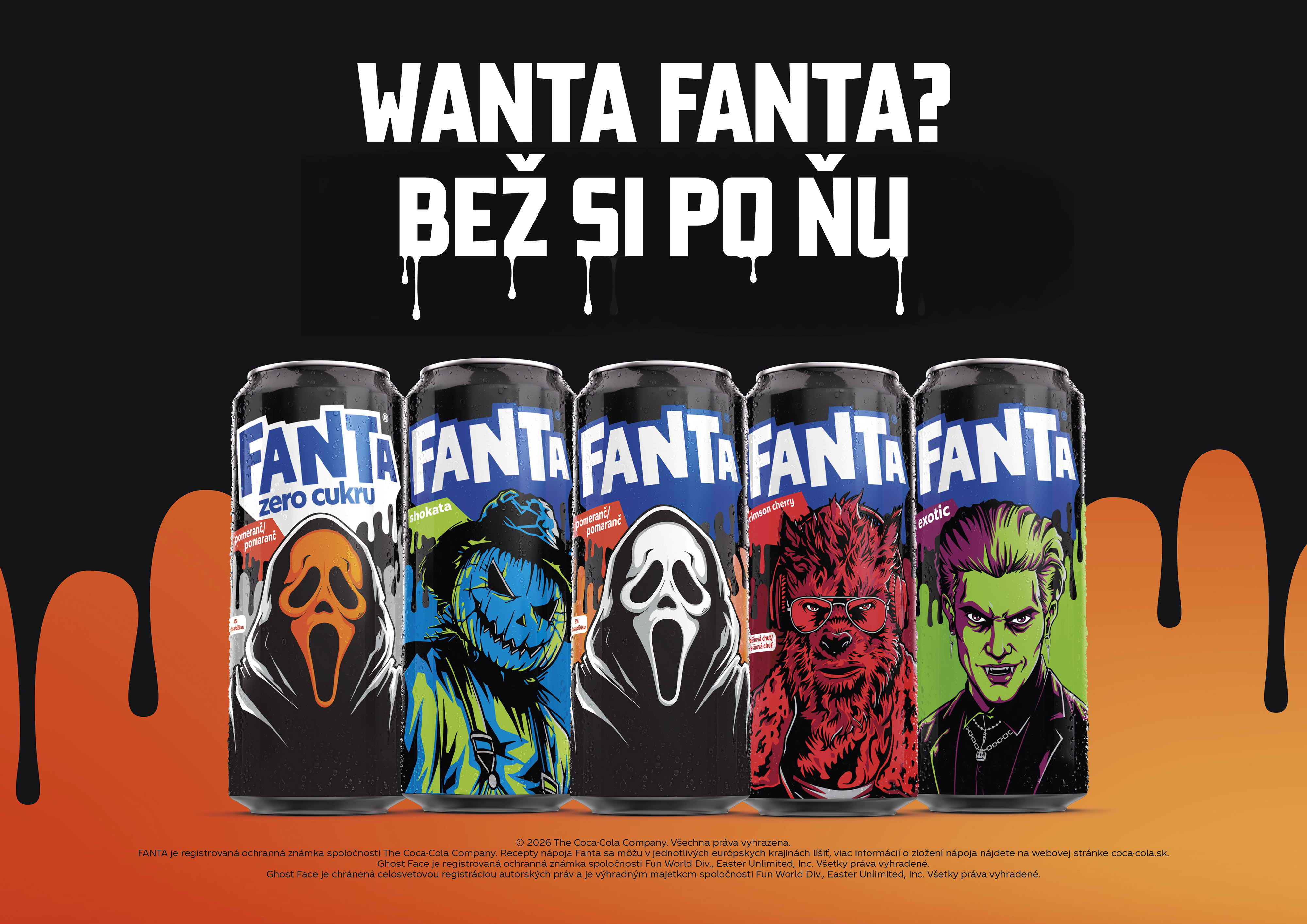 Halloweenska kolekcia Fanta