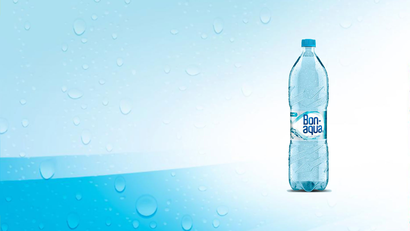 Propagačný banner Bonaqua