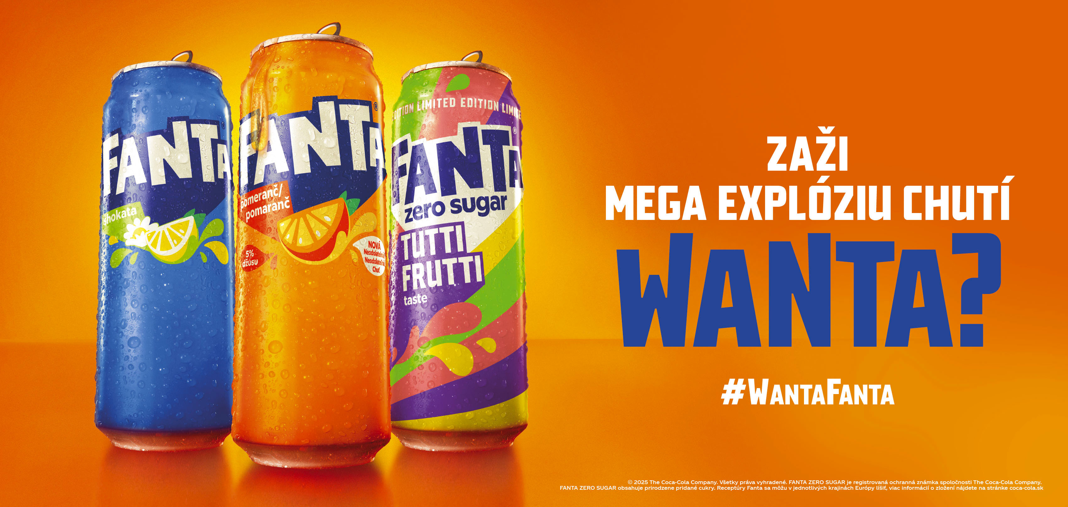 Fanta propagačný banner