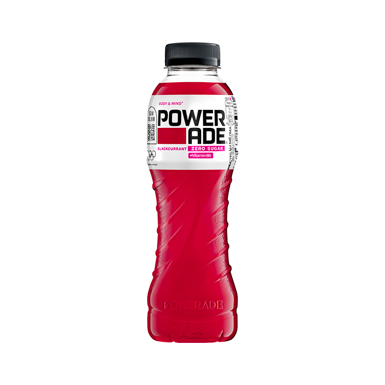 PET fľaša Powerade Blackcurrant