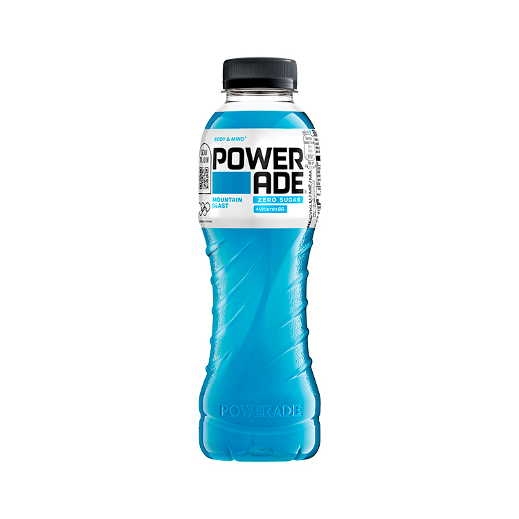 PET fľaša Powerade Mountain Blast Zero