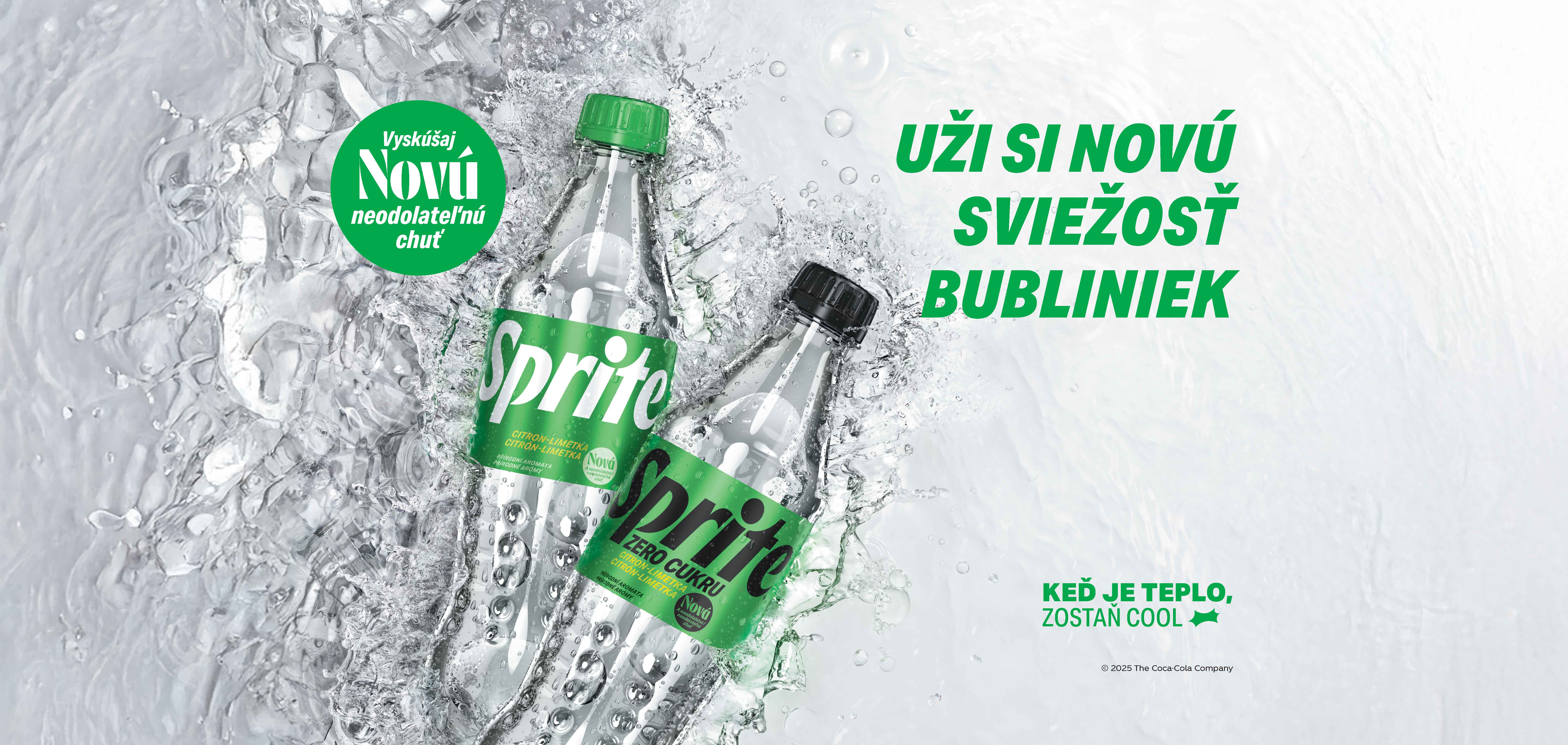 Obrázok sklenených fliaš Sprite