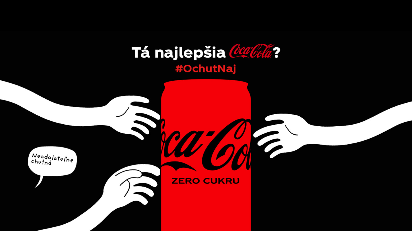 Nulový banner Coca-Cola