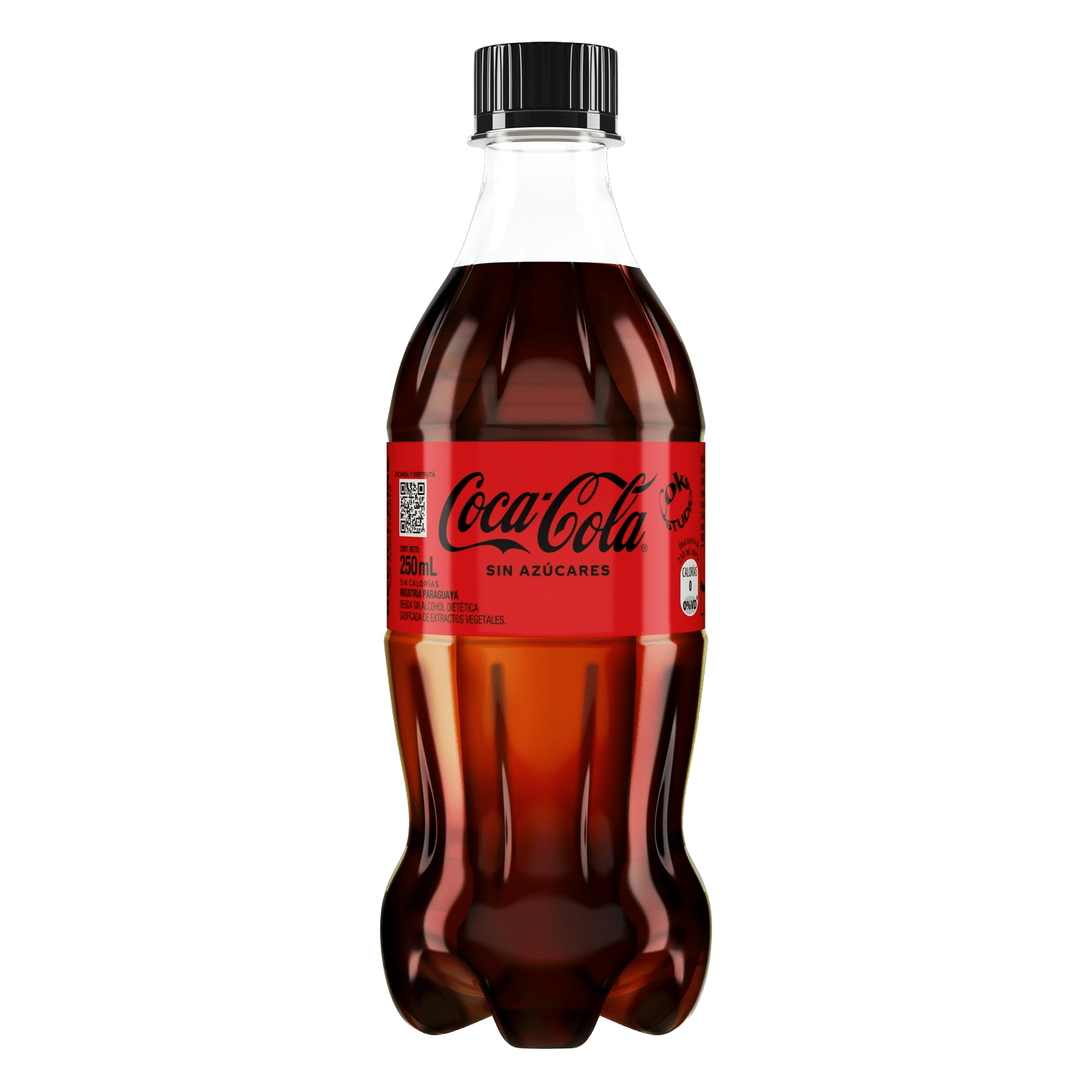 Botella de Coca-Cola Sin Azúcares 250 mL