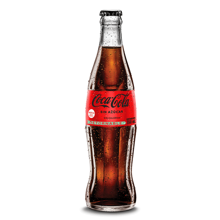 Botella de Coca-Cola Sin Azúcar