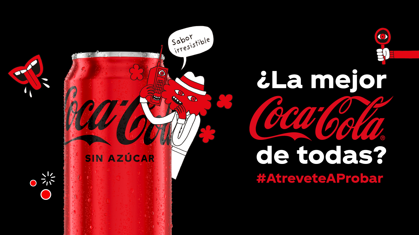 Banner de Coca-Cola Zero