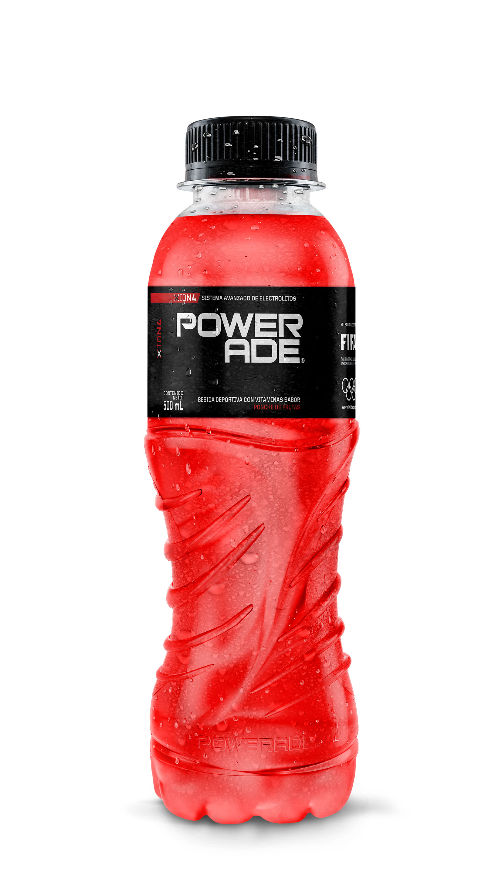 Botella de Powerade Fruit Punch