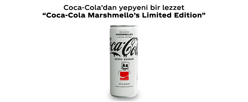Coca-Cola’dan yepyeni bir lezzet “Coca-Cola Marshmello’s Limited Edition”