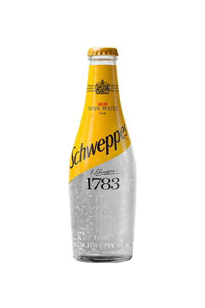 Schweppes Indian tonic water şişesi