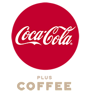 Логотип Coca-Cola з кавою
