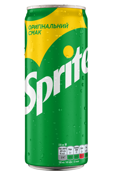 Банка напою Sprite - Оригінальний смак