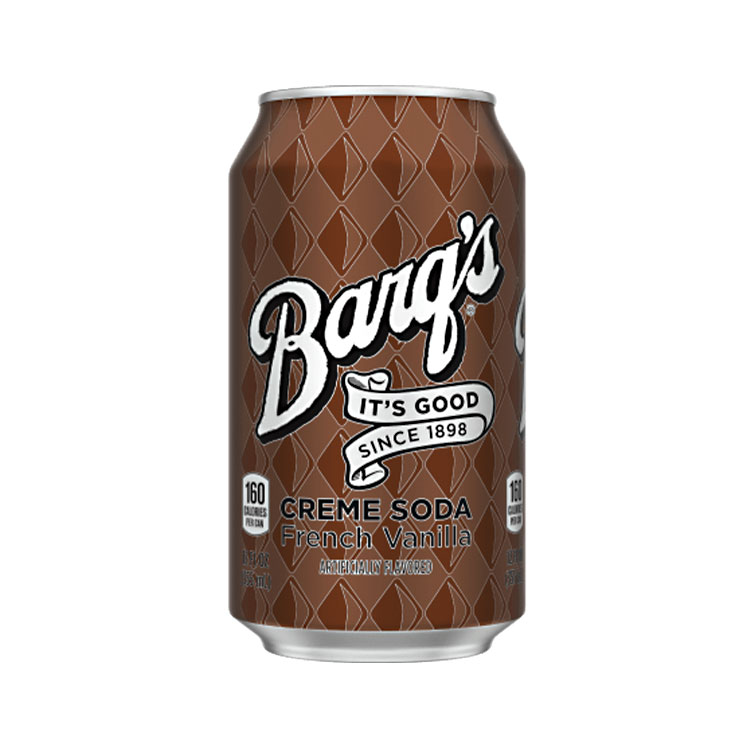 Barq's Creme Soda French Vanilla can