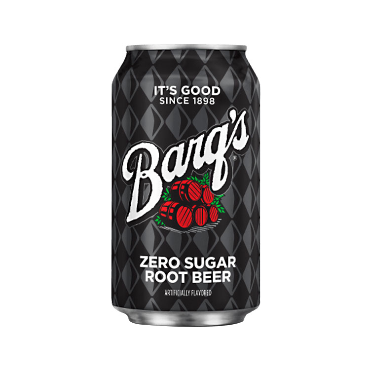 Barq's Zero Sugar Root Beer can