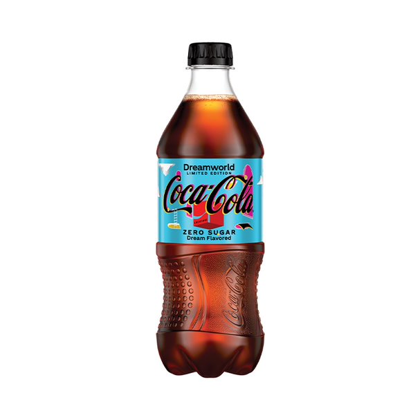 Coca-Cola Zero Sugar Dreamworld 20oz PET bottle