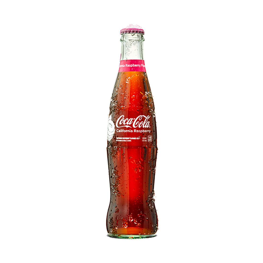 Coca-Cola California Raspberry bottle