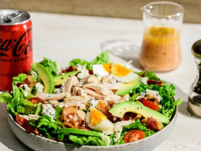 Rotisserie Cobb Salad with Coca-Cola Zero Sugar