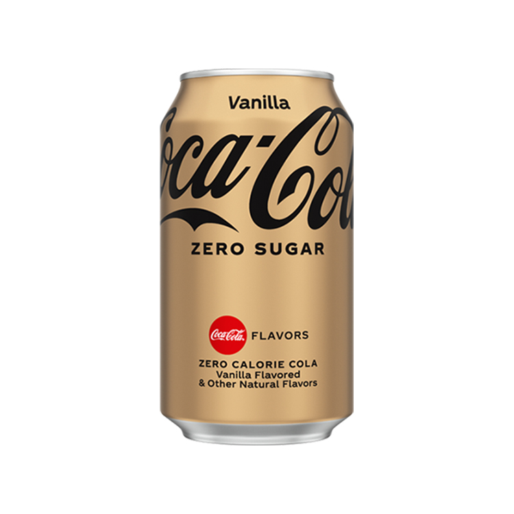  Coca-Cola Vanilla Zero Sugar can