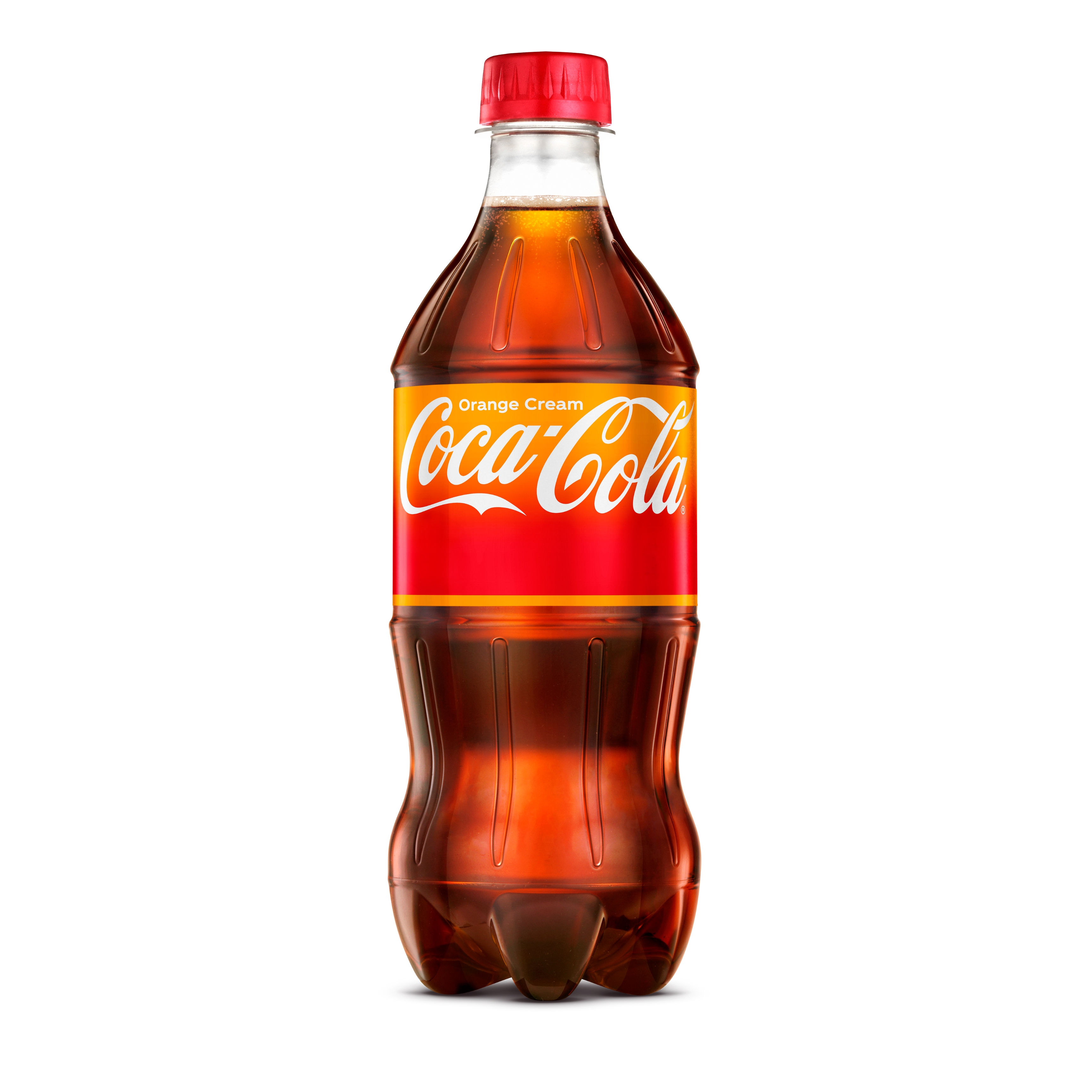 coca-cola orange cream bottle