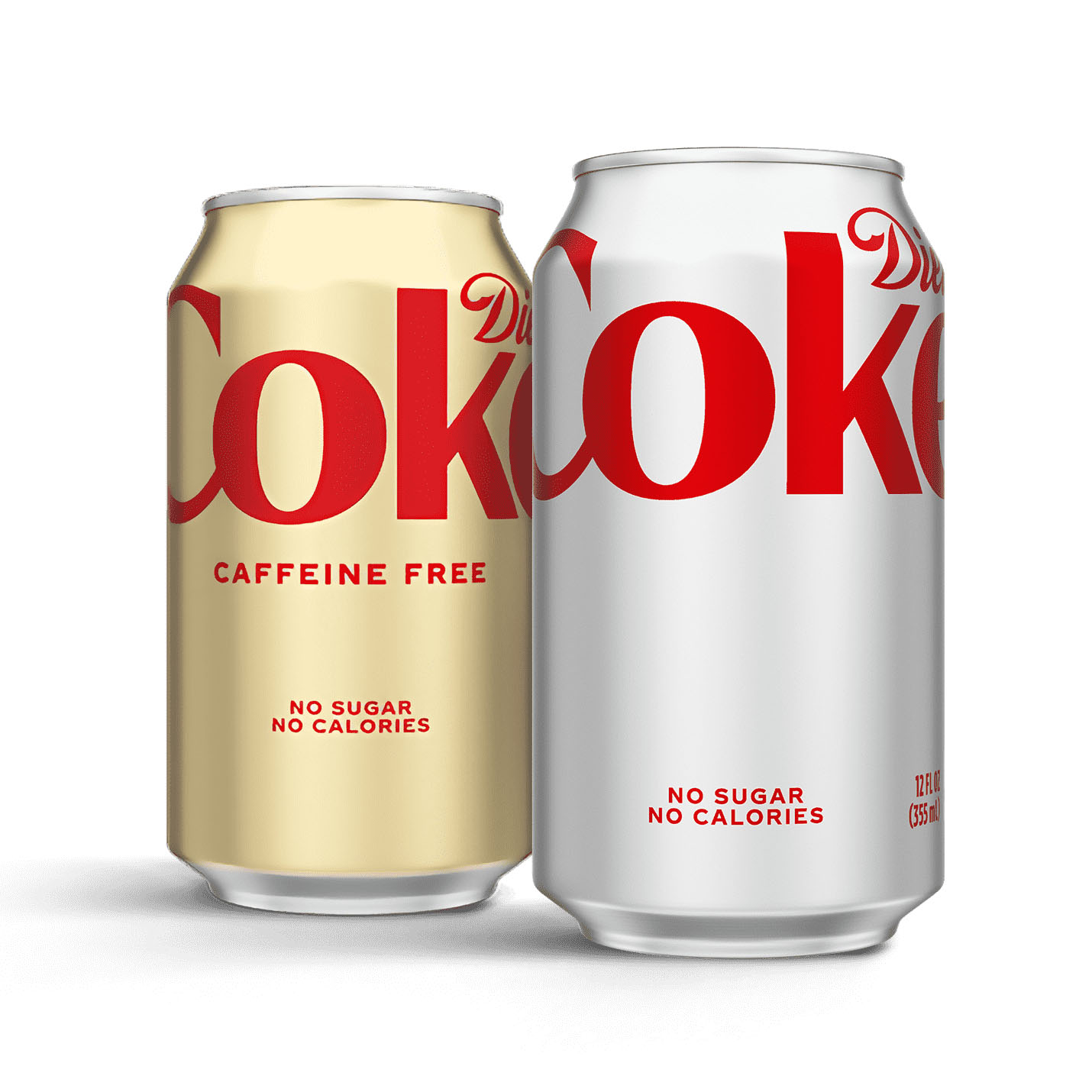 Two cans of Diet Coke