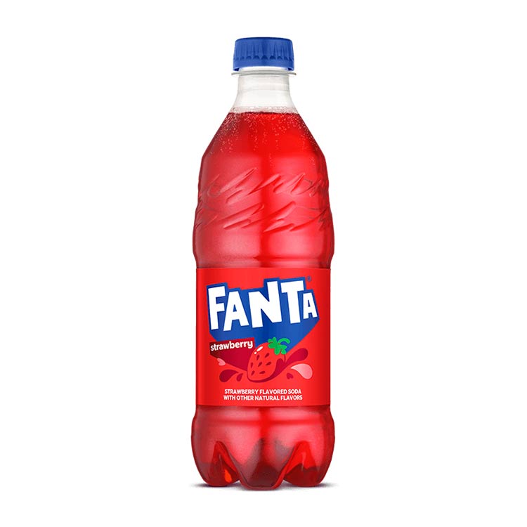 Fanta Strawberry bottle