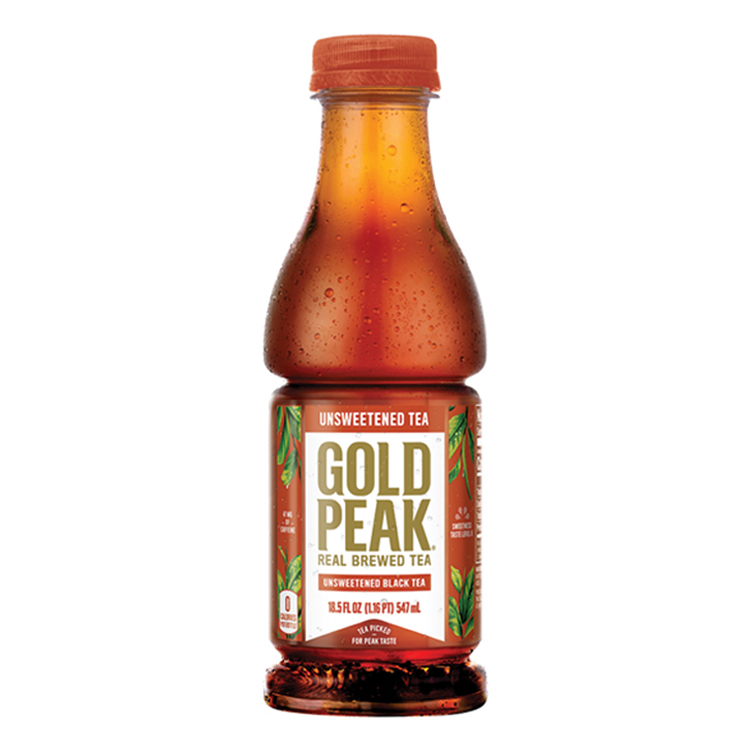 Gold Peak Unsweetened Black Tea bottle