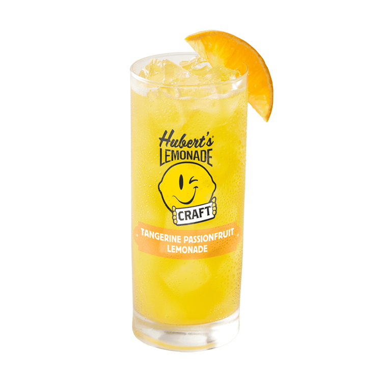 Glass of Tangerine Passionfruit Lemonade