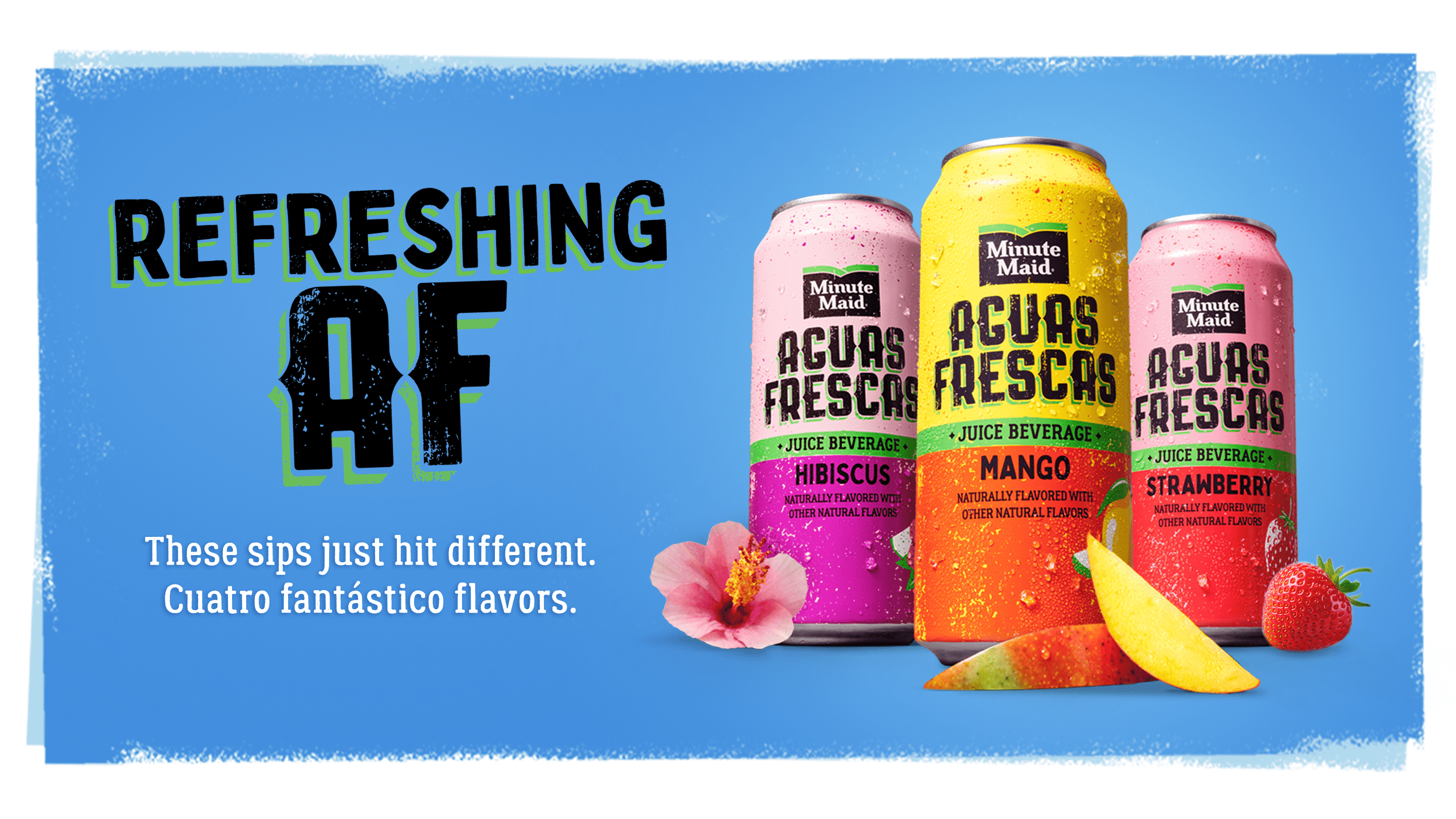 Minute Maid® Aguas Frescas Hibiscus Juice Cans, 6 cans - Foods Co.